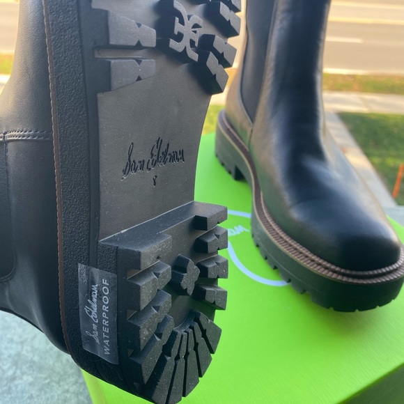 Sam Edelman, Women’s Black Leather Boots. - Picture 3 of 7